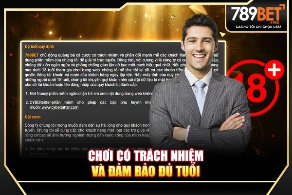 Chơi có trách nhiệm và đảm bảo đủ tuổi