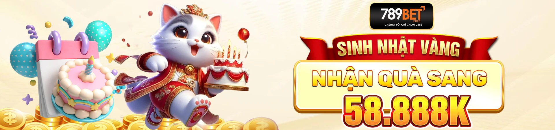 Sinh nhật vàng nhận quà sang 58.888k